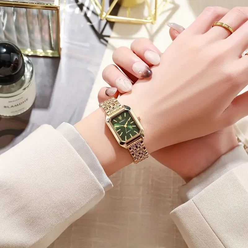 Veloré™ Elegant Women’s Quartz Watch – Luxury Fashion Rectangle Design