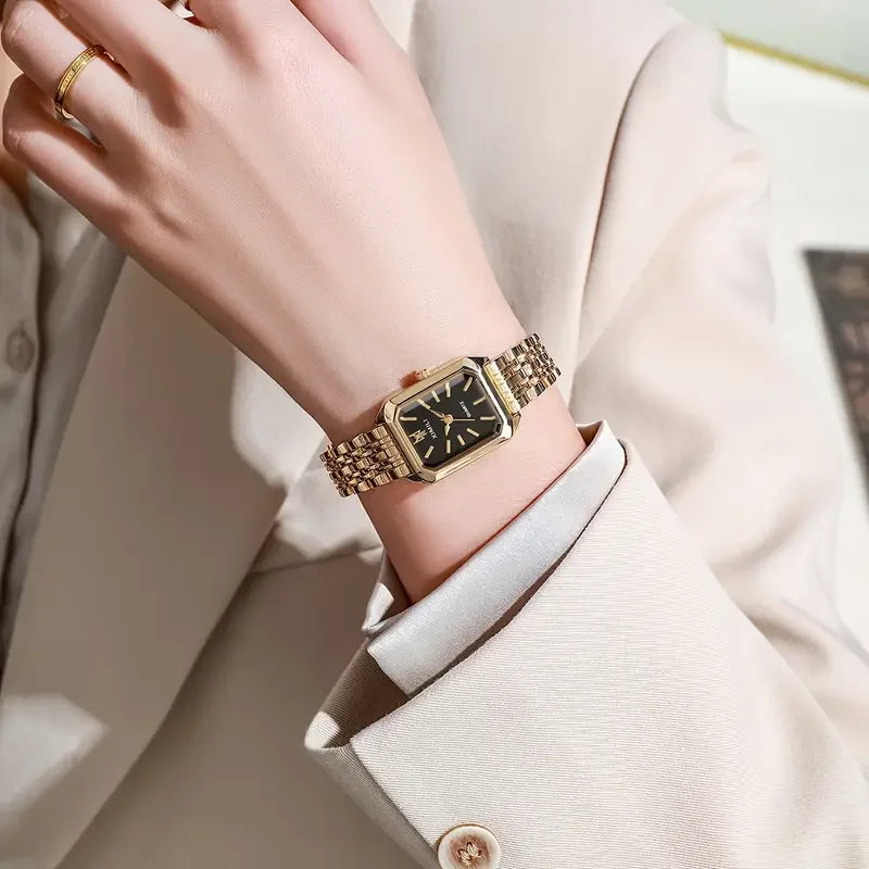 Veloré™ Elegant Women’s Quartz Watch – Luxury Fashion Rectangle Design