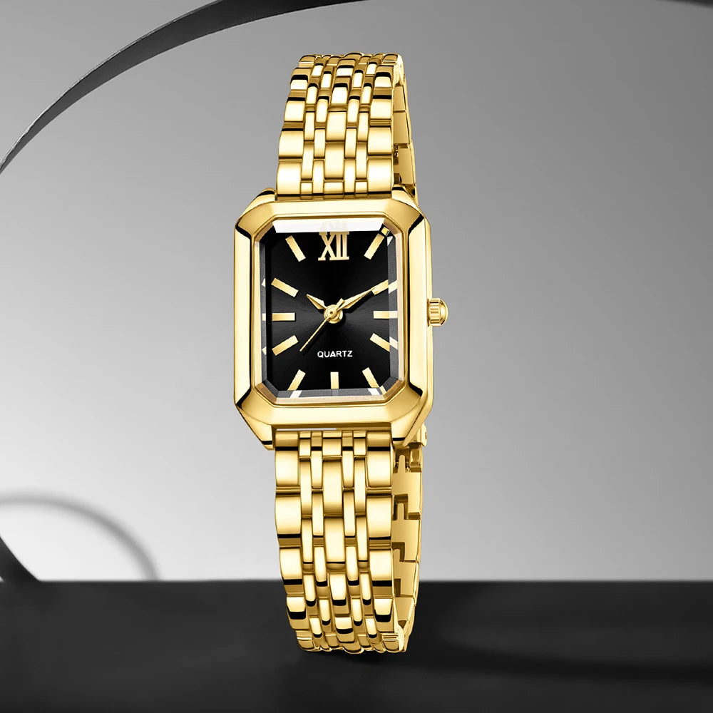 Veloré™ Elegant Women’s Quartz Watch – Luxury Fashion Rectangle Design