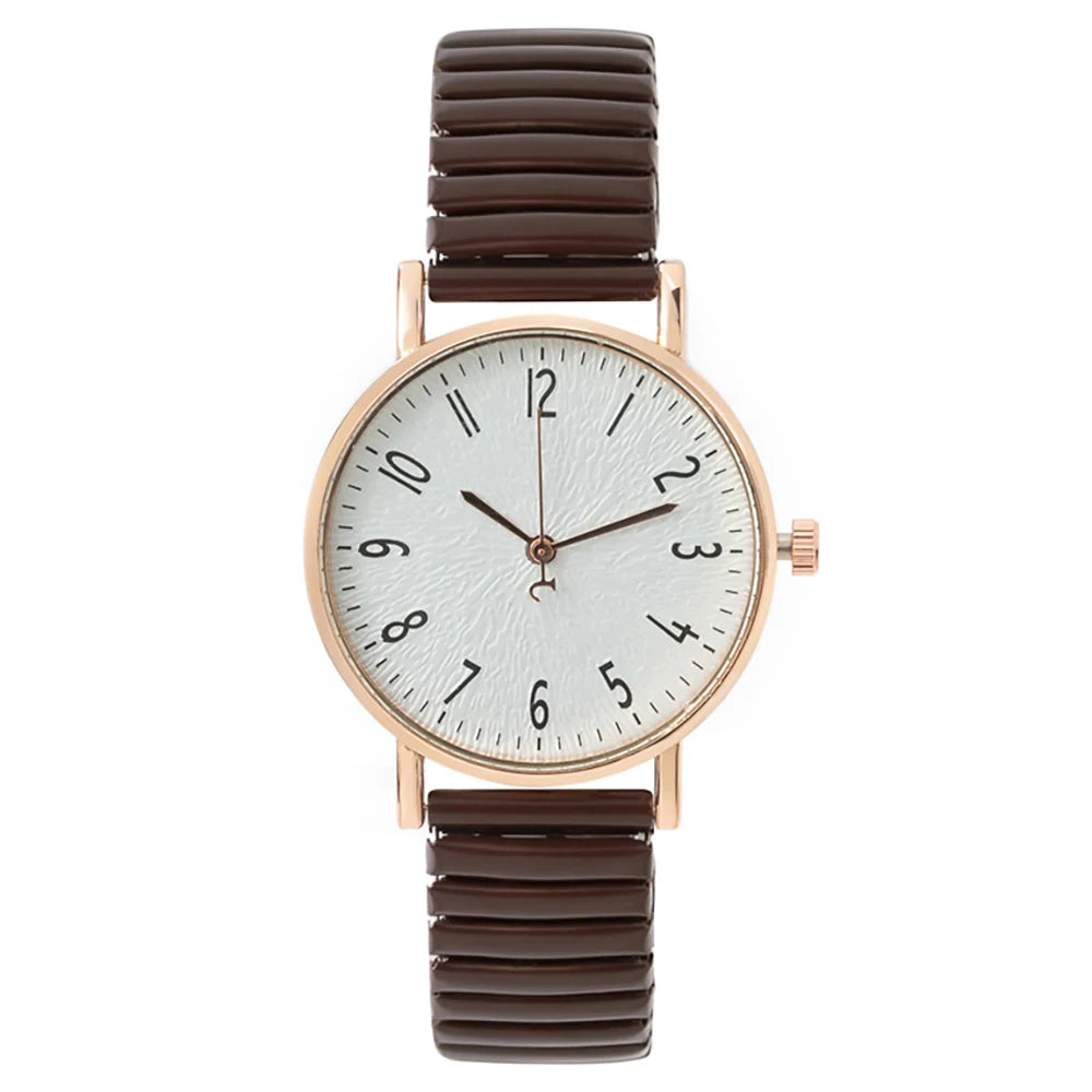 Veloré™ Aurora Women’s Quartz Watch – Elegant Stainless Steel Strap