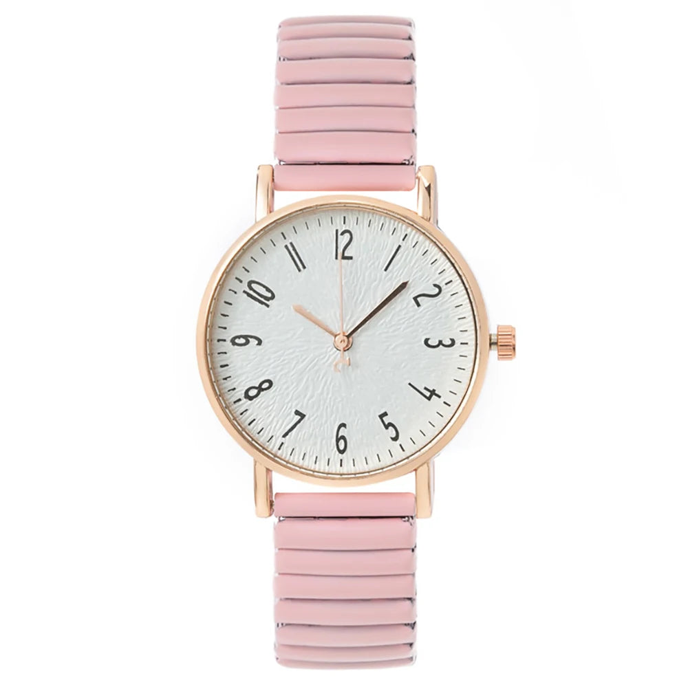 Veloré™ Aurora Women’s Quartz Watch – Elegant Stainless Steel Strap