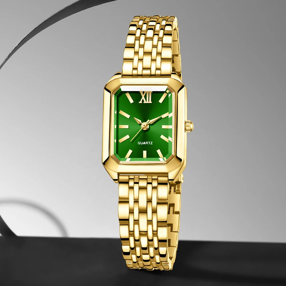 Veloré™ Elegant Women’s Quartz Watch – Luxury Fashion Rectangle Design