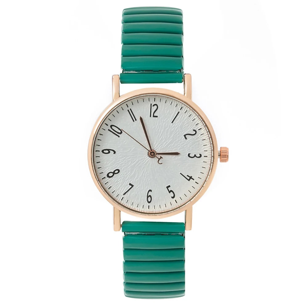 Veloré™ Aurora Women’s Quartz Watch – Elegant Stainless Steel Strap