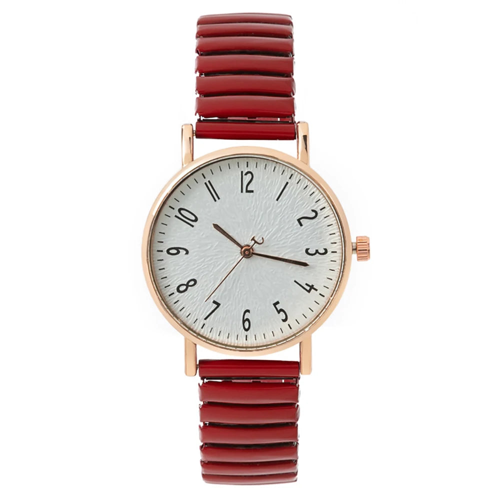 Veloré™ Aurora Women’s Quartz Watch – Elegant Stainless Steel Strap