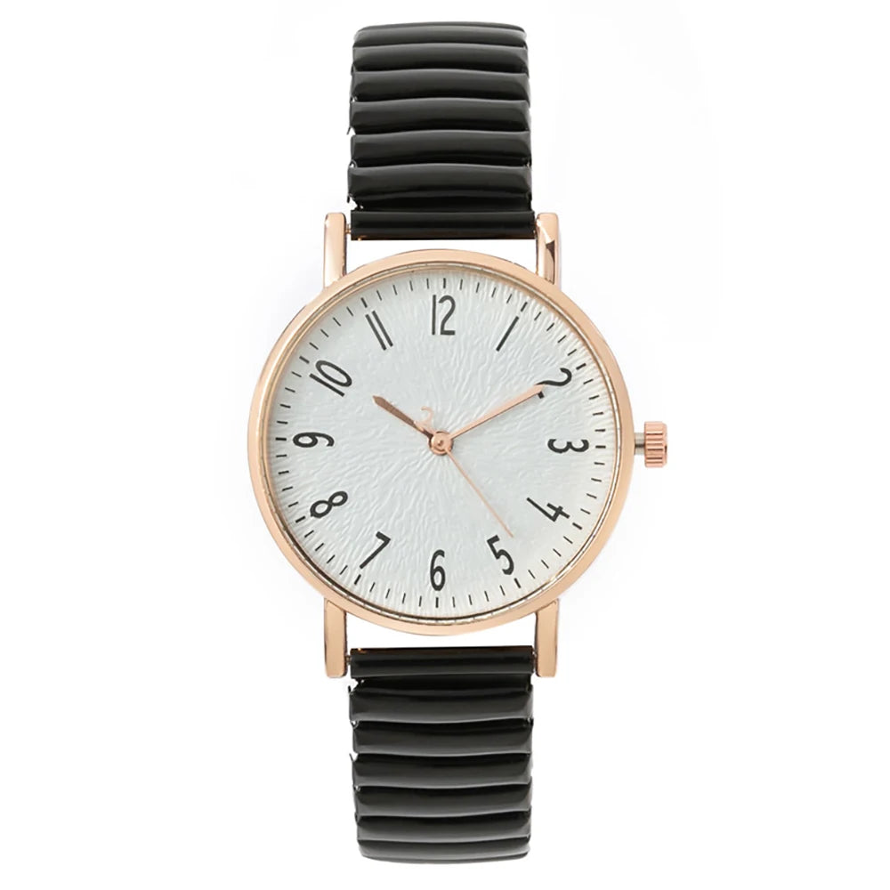 Veloré™ Aurora Women’s Quartz Watch – Elegant Stainless Steel Strap