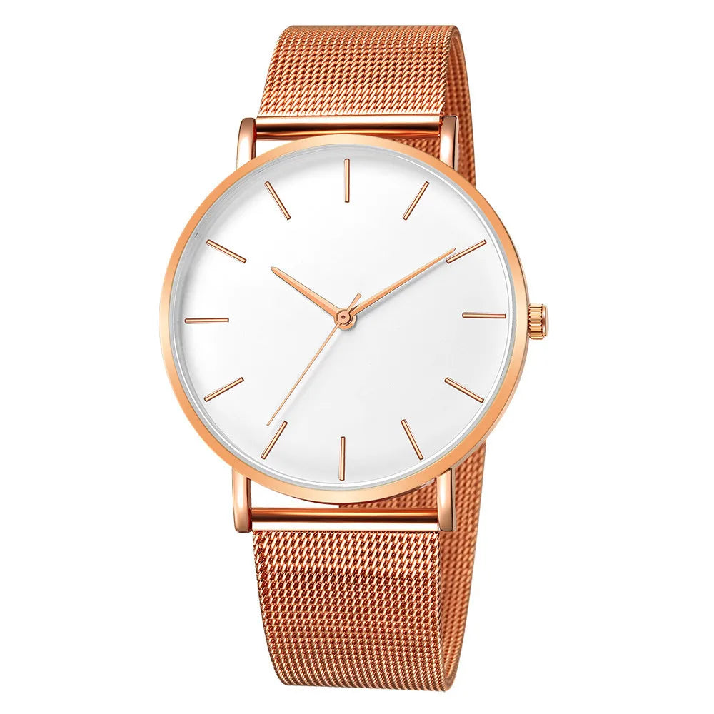 Veloré™ Étoile Women’s Luxury Quartz Watch – Mesh Strap Elegance