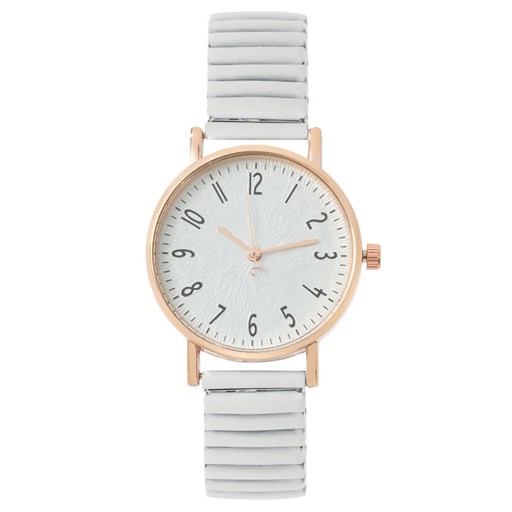 Veloré™ Aurora Women’s Quartz Watch – Elegant Stainless Steel Strap