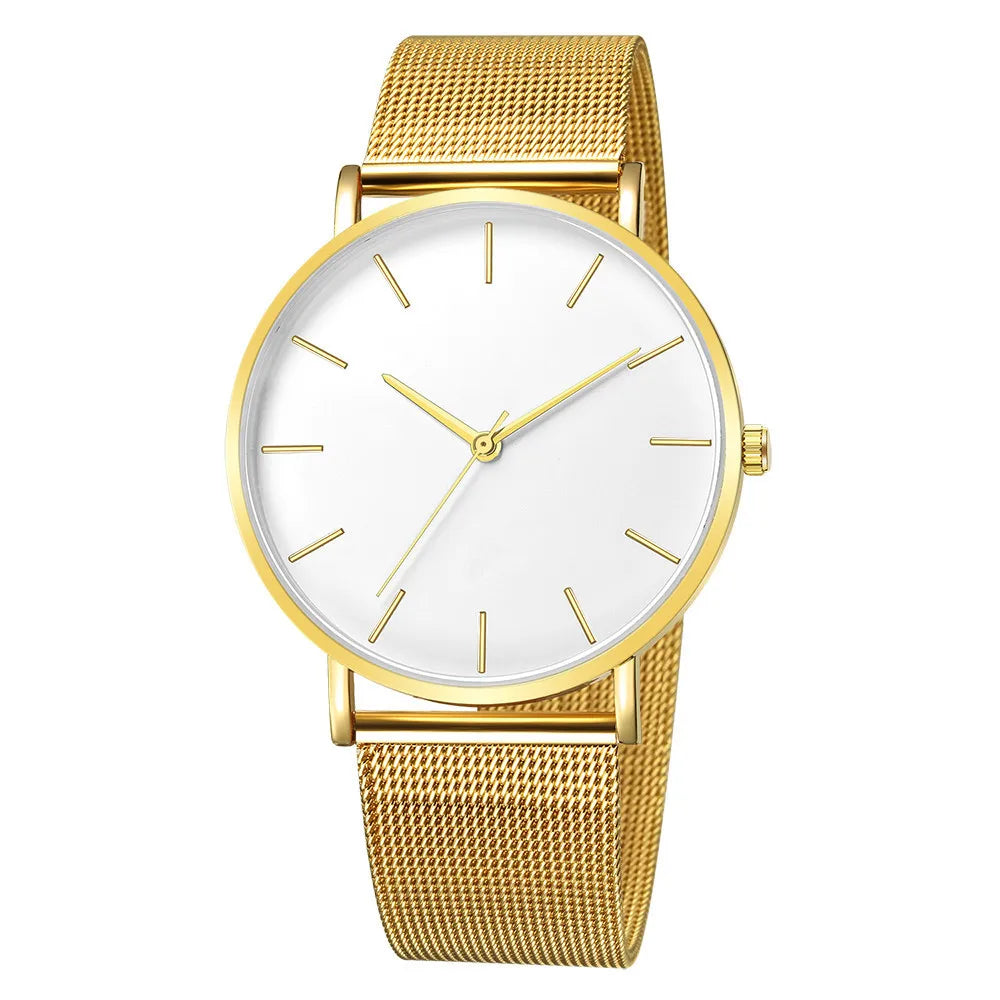 Veloré™ Étoile Women’s Luxury Quartz Watch – Mesh Strap Elegance